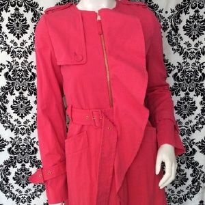FINAL PRICE: BCBGMAXAZRIA Pink Trench Coat